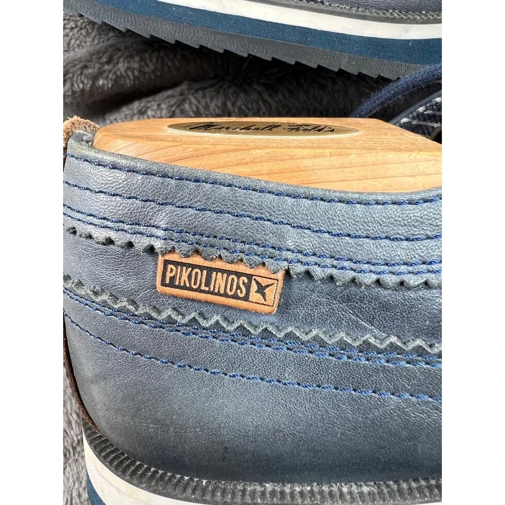 Pikolinos Wingtip Oxford Shoes Mens 42/9 Blue M0K-4208 Nautic
